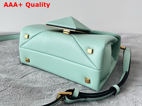 Valentino Mini One Stud Handbag in Mint Green Nappa Leather Replica