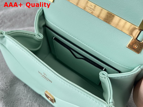 Valentino Mini One Stud Handbag in Mint Green Nappa Leather Replica