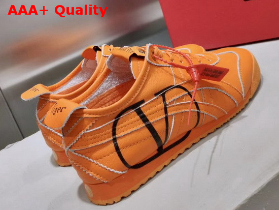 Valentino Onitsuka Tiger Collaboration Sneaker Florescent Orange Replica