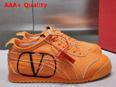 Valentino Onitsuka Tiger Collaboration Sneaker Florescent Orange Replica