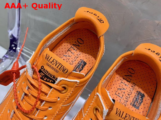 Valentino Onitsuka Tiger Collaboration Sneaker Florescent Orange Replica