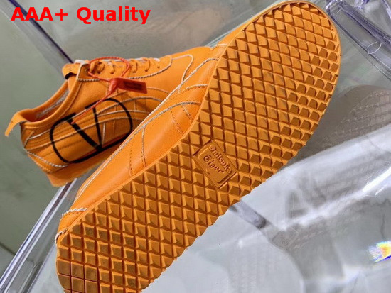 Valentino Onitsuka Tiger Collaboration Sneaker Florescent Orange Replica