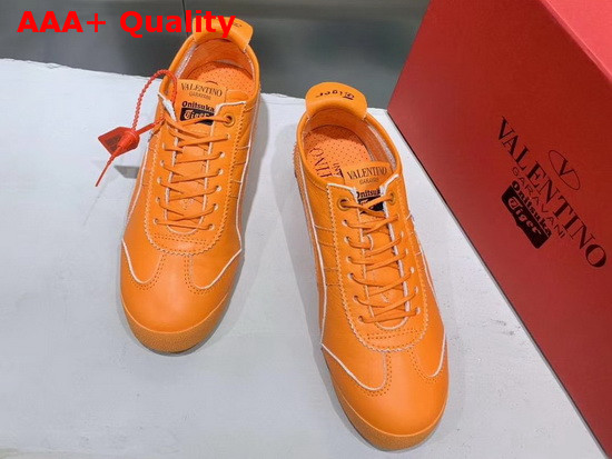 Valentino Onitsuka Tiger Collaboration Sneaker Florescent Orange Replica