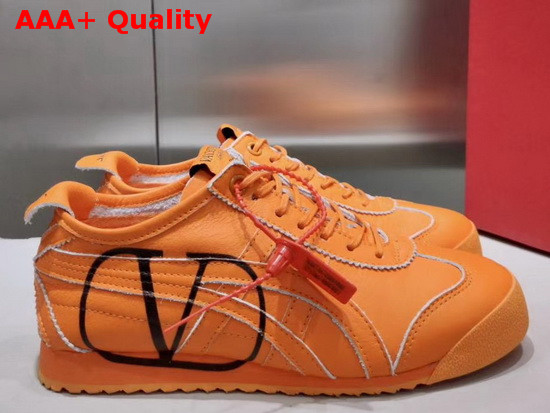 Valentino Onitsuka Tiger Collaboration Sneaker Florescent Orange Replica