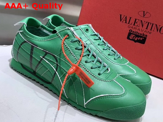 Valentino Onitsuka Tiger Collaboration Sneaker Green Replica