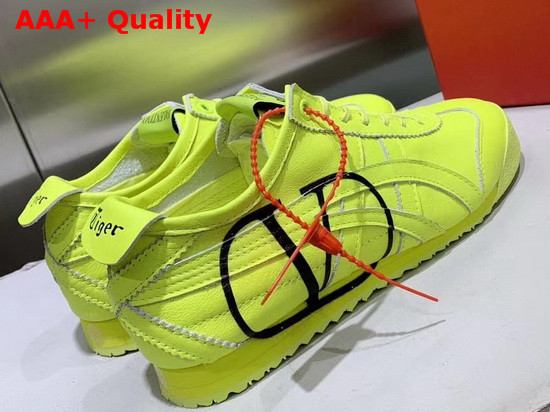 Valentino Onitsuka Tiger Collaboration Sneaker Lime Replica