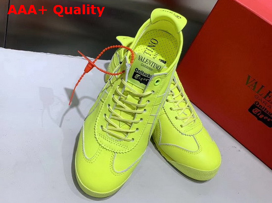 Valentino Onitsuka Tiger Collaboration Sneaker Lime Replica