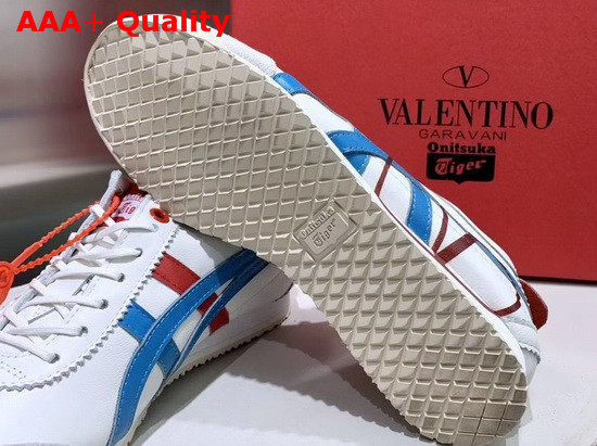 Valentino Onitsuka Tiger Collaboration Sneaker White Blue Replica