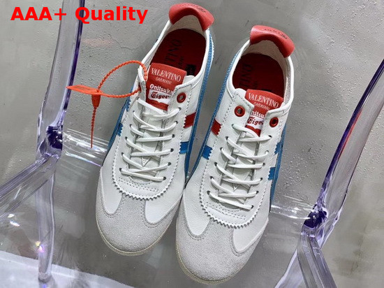 Valentino Onitsuka Tiger Collaboration Sneaker White Blue Replica