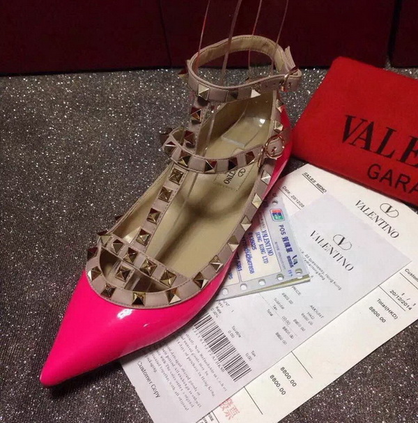 Valentino Rockstud Ballerina in Patent Leather for Sale