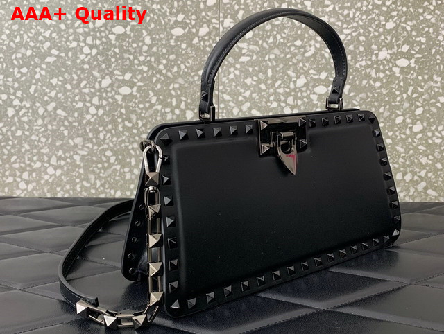 Valentino Rockstud Calfskin Handbag in Black Replica