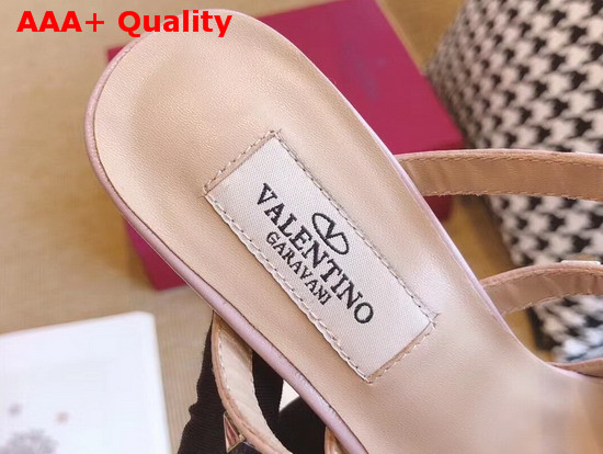 Valentino Rockstud Mules in Dusty Pink Patent Leather Replica