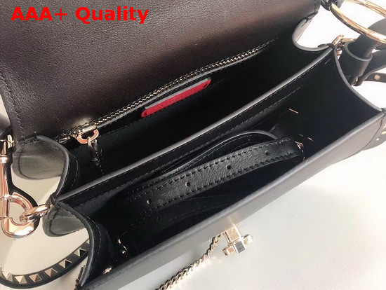 Valentino Rockstud Shoulder Bag in Black Calfskin Replica