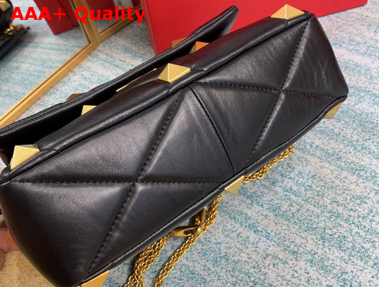 Valentino Roman Stud Nappa Chain Bag in Black Replica