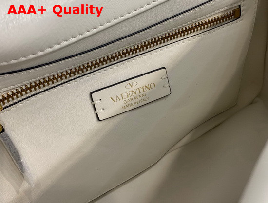 Valentino Roman Stud Nappa Chain Bag in Ivory Replica