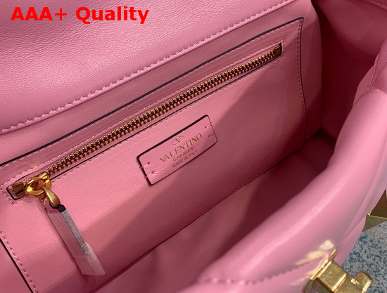 Valentino Roman Stud Nappa Chain Bag in Rose Cannelle Replica