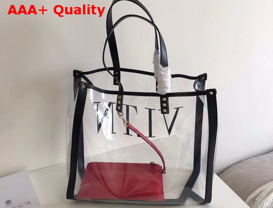 Valentino Transparent Shopping Bag Replica