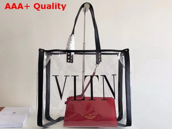 Valentino Transparent Shopping Bag Replica