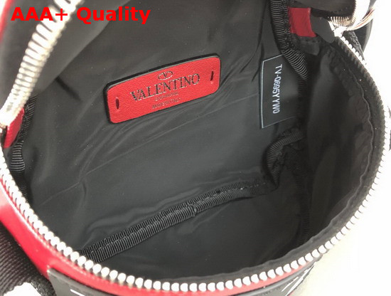 Valentino VLTN Camera Bag in Red Shiny Canvas Replica