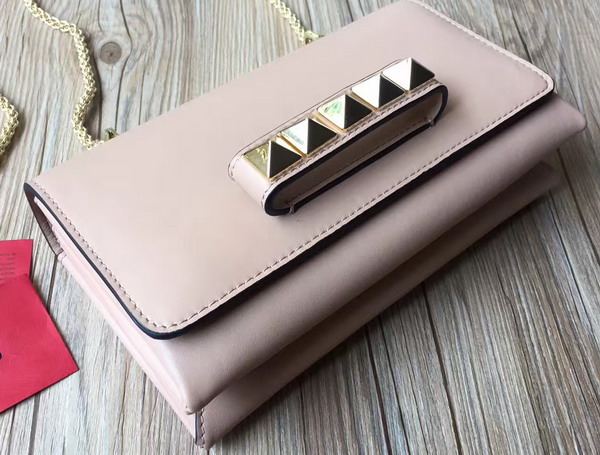 Valentino Va Va Voom Leather Shoulder Bag in Nude Nappa Leather For Sale